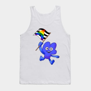 Straight Ally Pride Flag Four! Tank Top